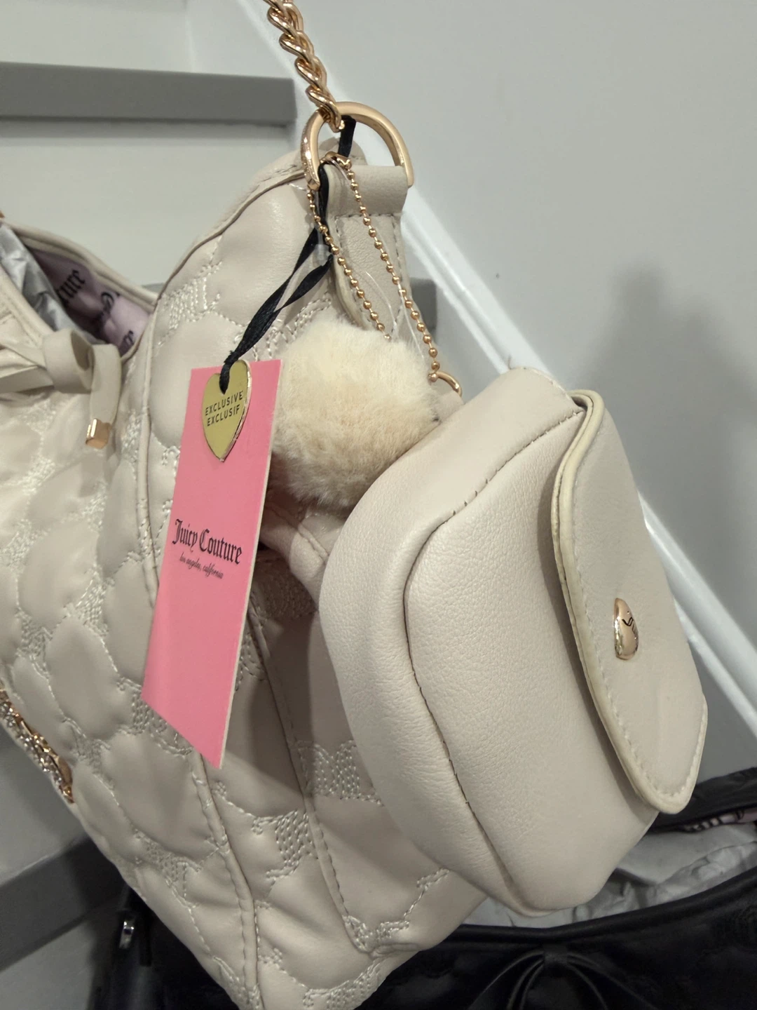 Juicy Couture Quilted Shoulder Bag with Pouch - photo 2