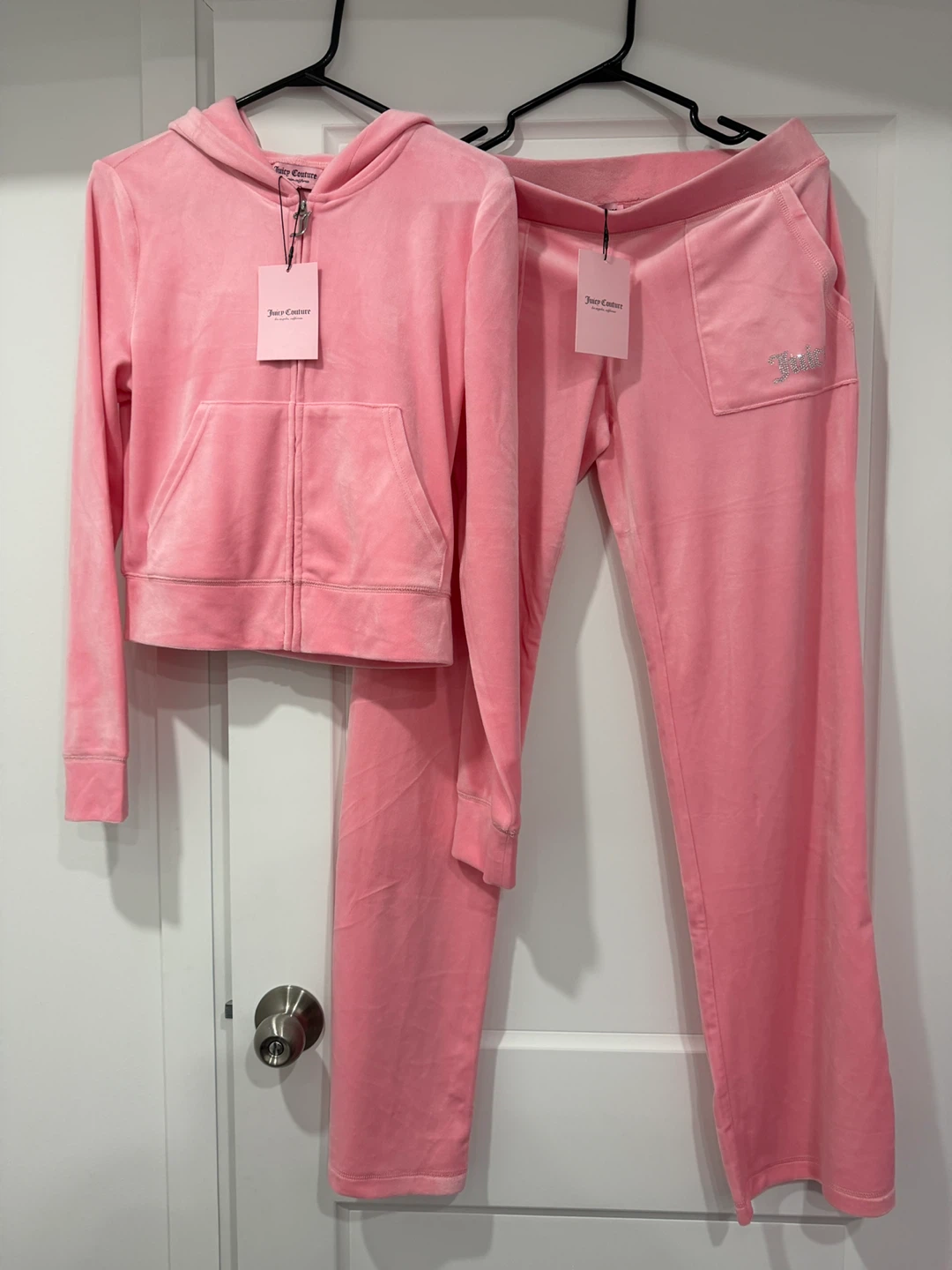 Medium Flamingo Juicy Couture Pink Velour Tracksuit
