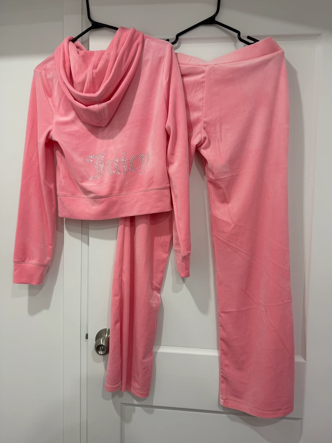 Medium Flamingo Juicy Couture Pink Velour Tracksuit - photo 2