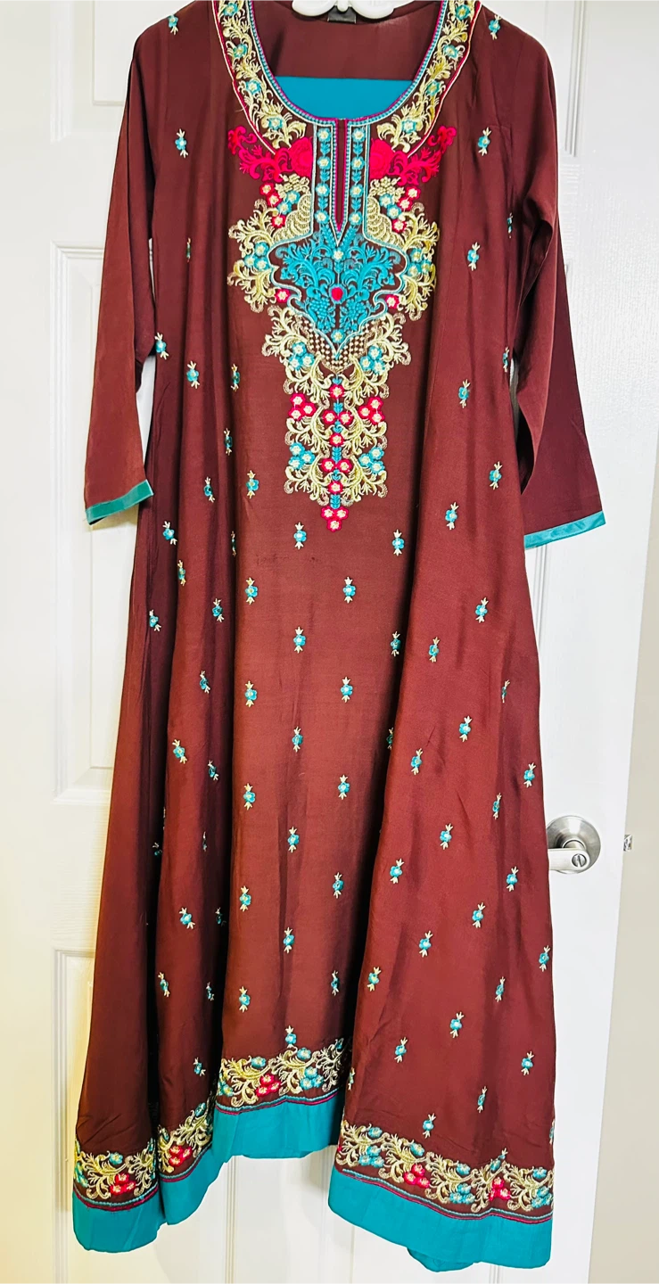 Embroidered Kurti 3 piece Set - photo 2