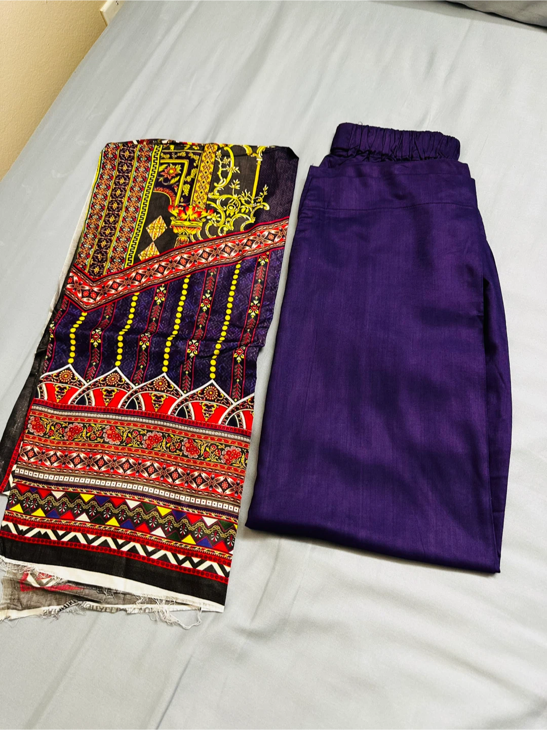 Embroidered Kurti 3 piece Set - photo 4