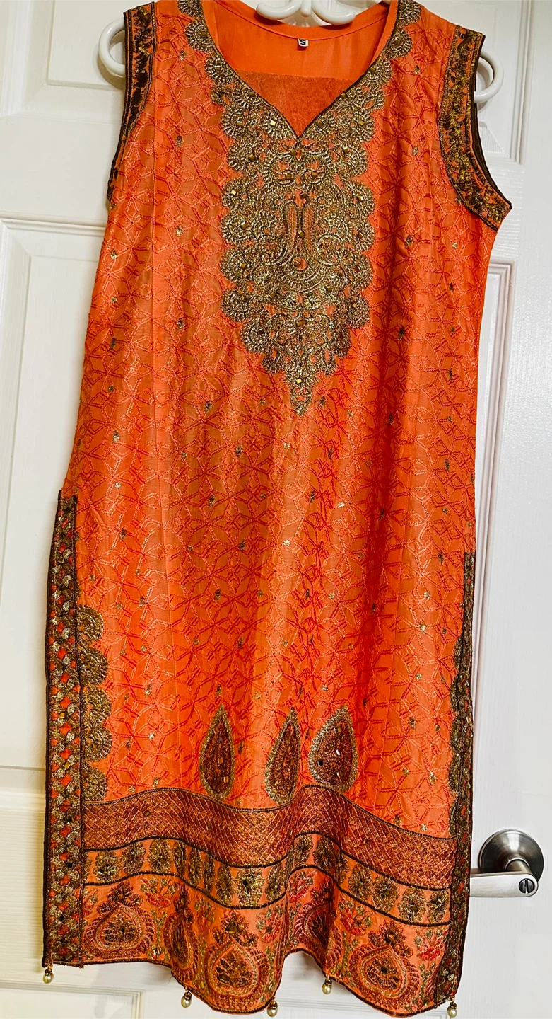 Embroidered Kurti 3 piece Set - photo 5