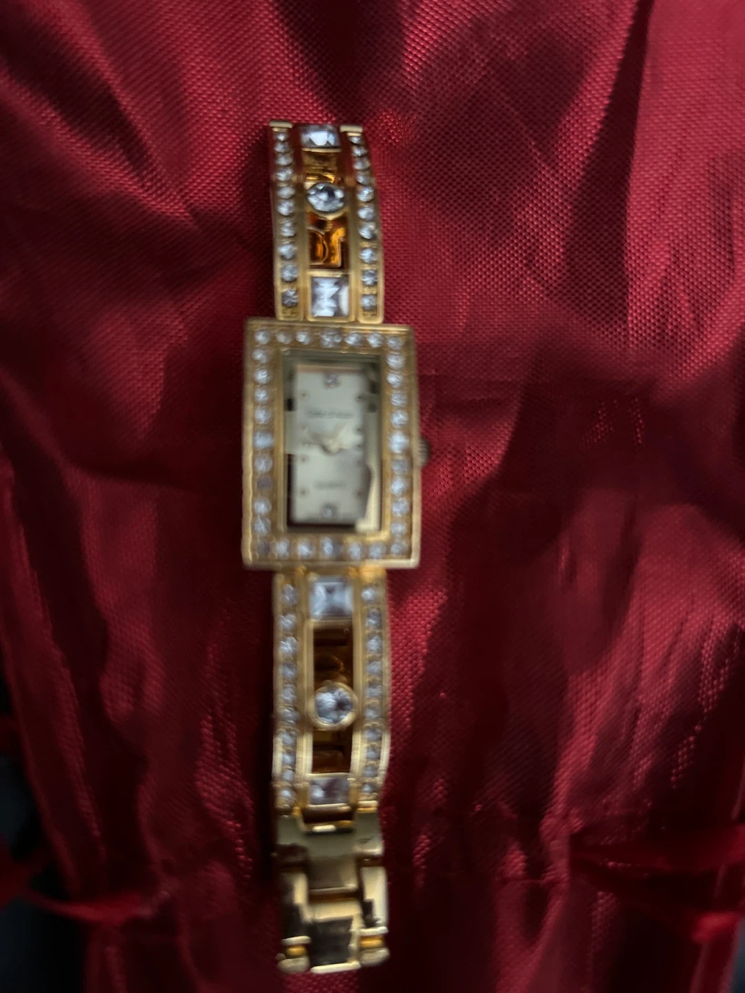 Cote d'Azur Women's Gold Tone Crystal Watch - photo 3