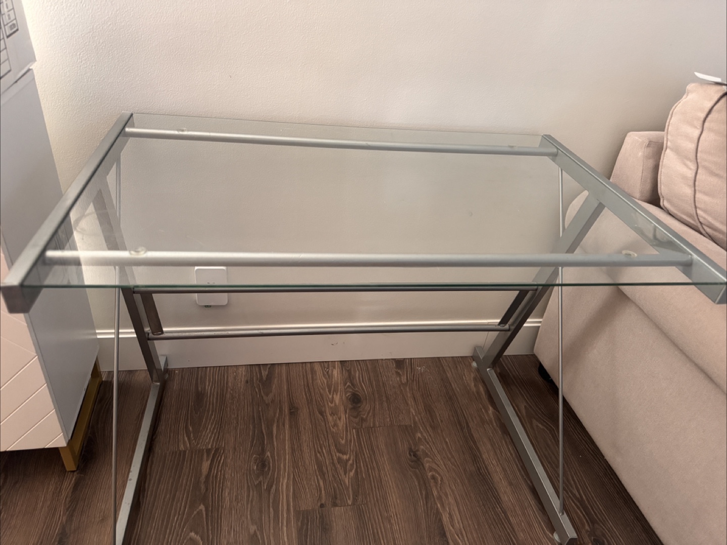 Glass desk