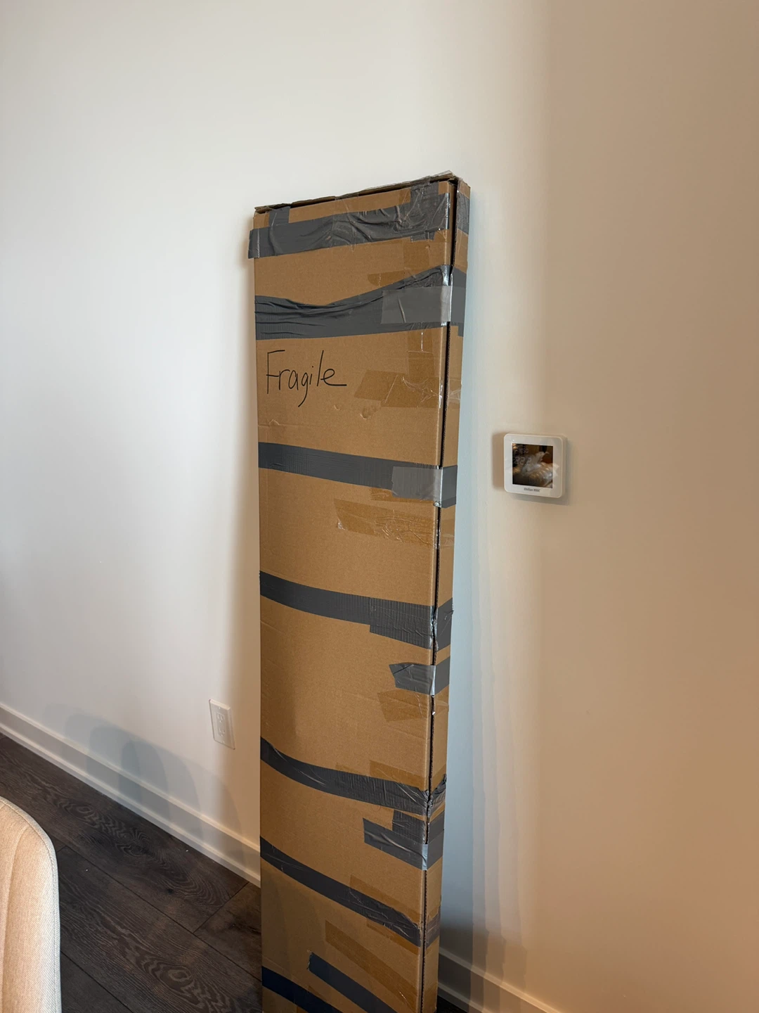 IKEA KNAPPER Standing Mirror - White