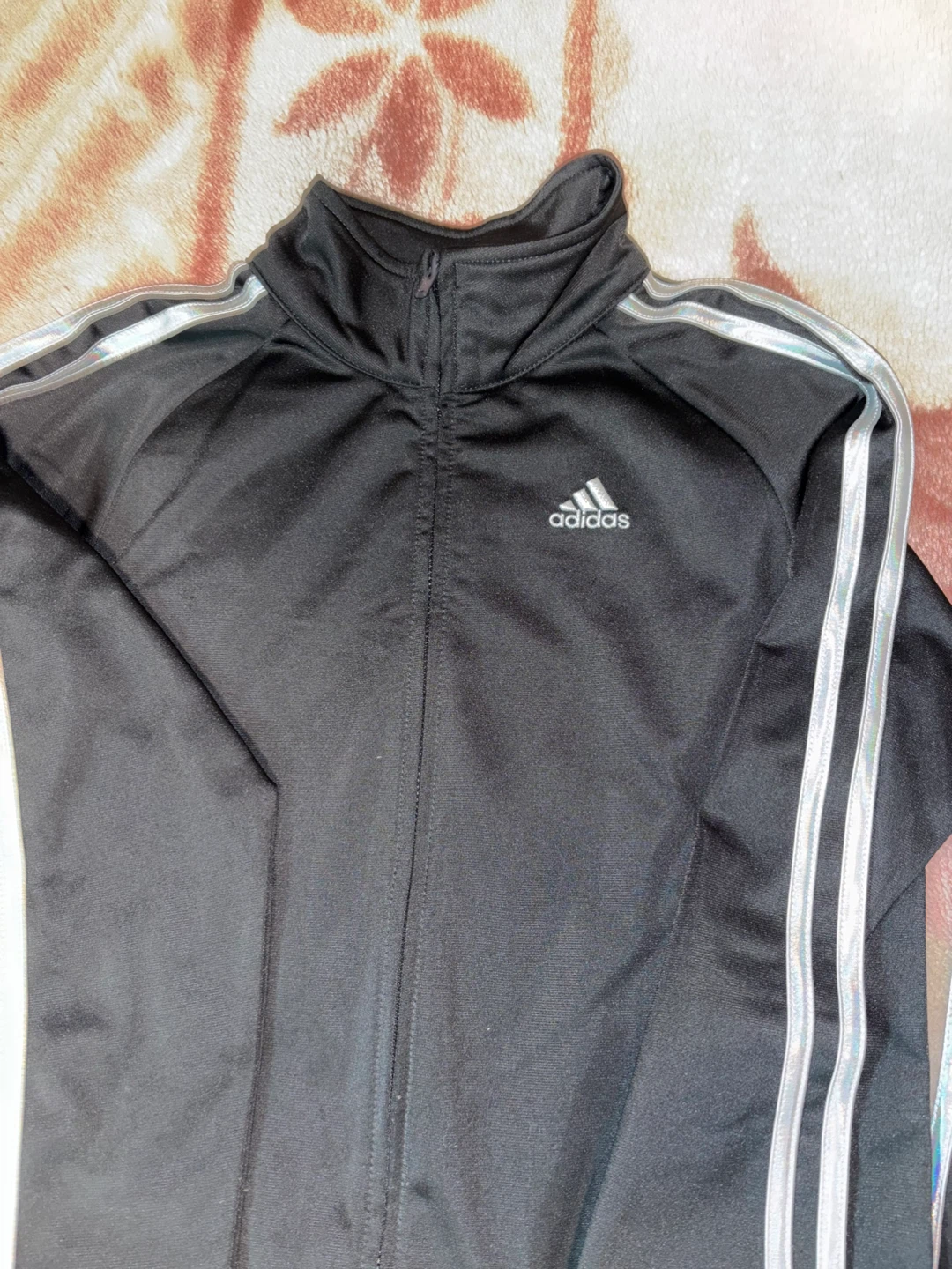 Adidas Black Tracksuit Set - Size M Kids 10/12 - photo 3