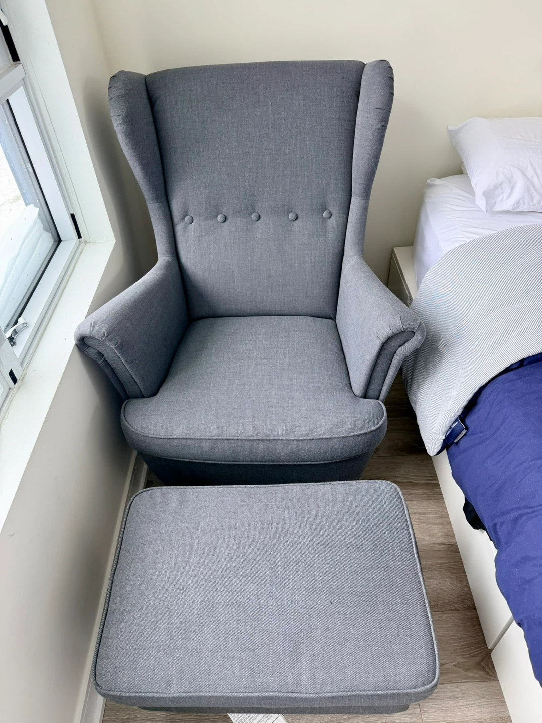 Chair IKEA STRANDMON - Dark Gray