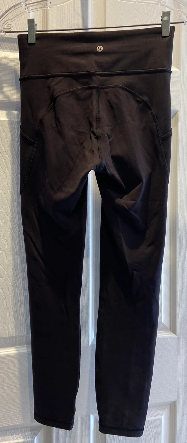 Lululemon Size 6 Fast and Free Leggings Black - photo 2
