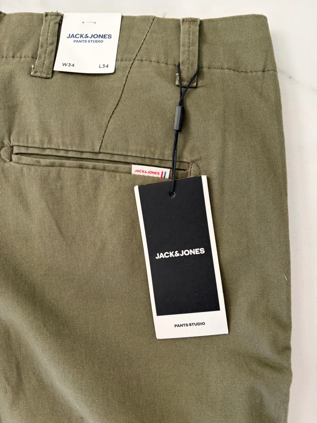 New JACK & JONES Slim Olive pants size  34/34 - photo 4