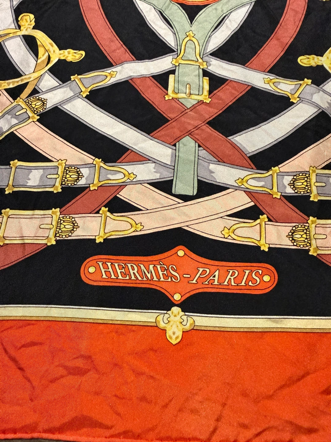 Hermès Paris Silk Scarf - "Cavalcadour" rare - photo 2