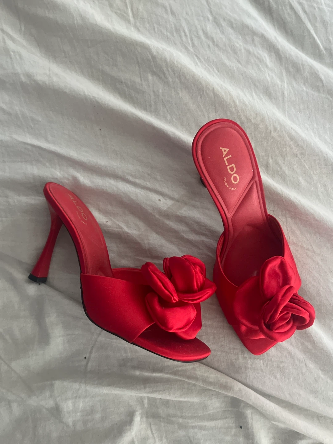ALDO Red Rose Heeled Mules