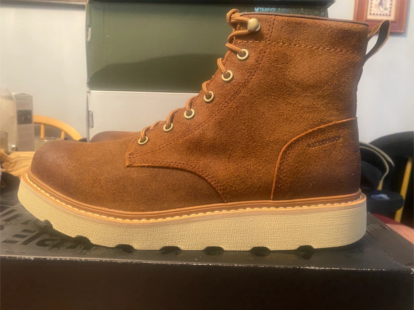 (NEW) Sorel Slabtown '62 SIX WP Flat sole Boots )$160