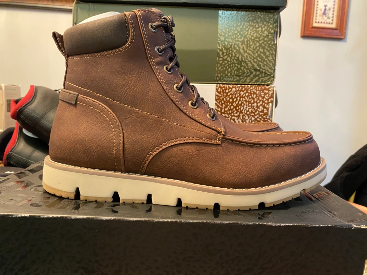 (NEW) Docker Flat sole Boots size 10 $100obo
