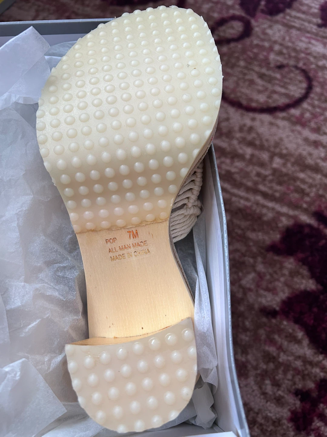 Brand new Yourfeet Women's Macrame Thong Sandals Size 7M - photo 5