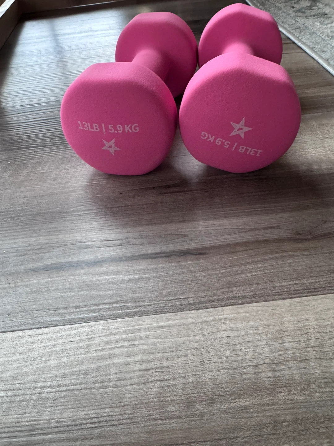 Pink Dumbbells - 13 lb - photo 2