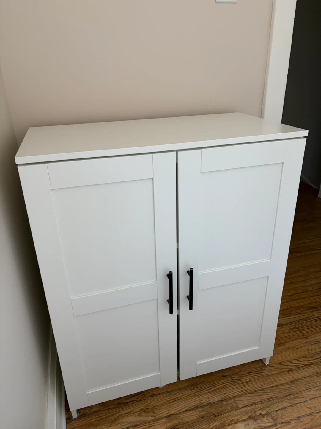 Ikea Storage Cabinet with upgraded handles