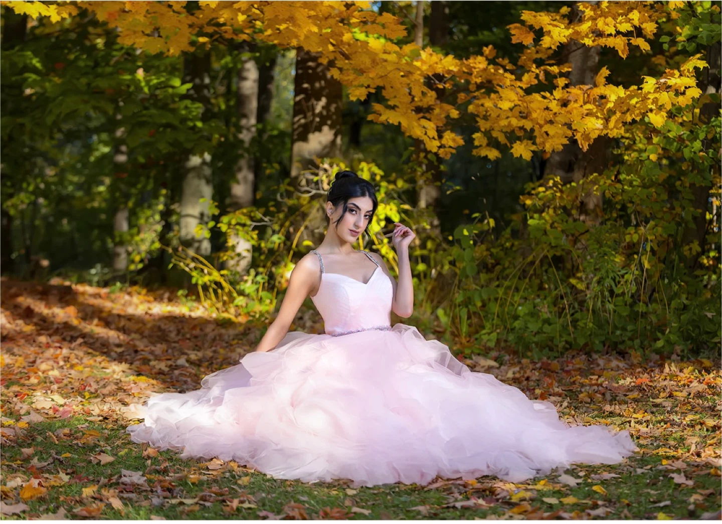 Pink Tulle Ball Gown - photo 2