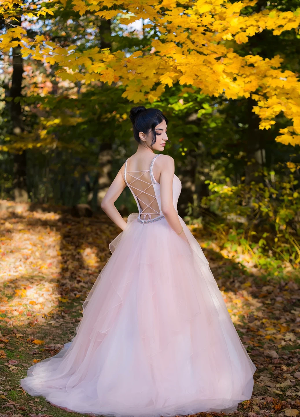 Pink Tulle Ball Gown - photo 3