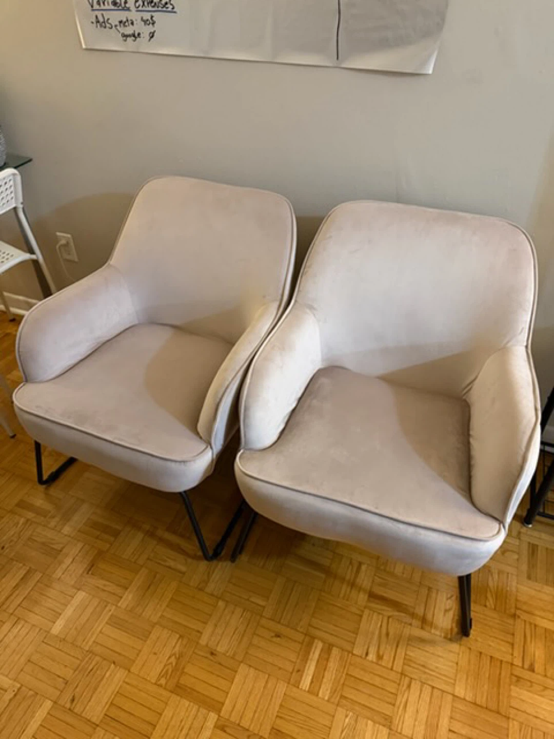 Pair of Light Beige Chairs - photo 5