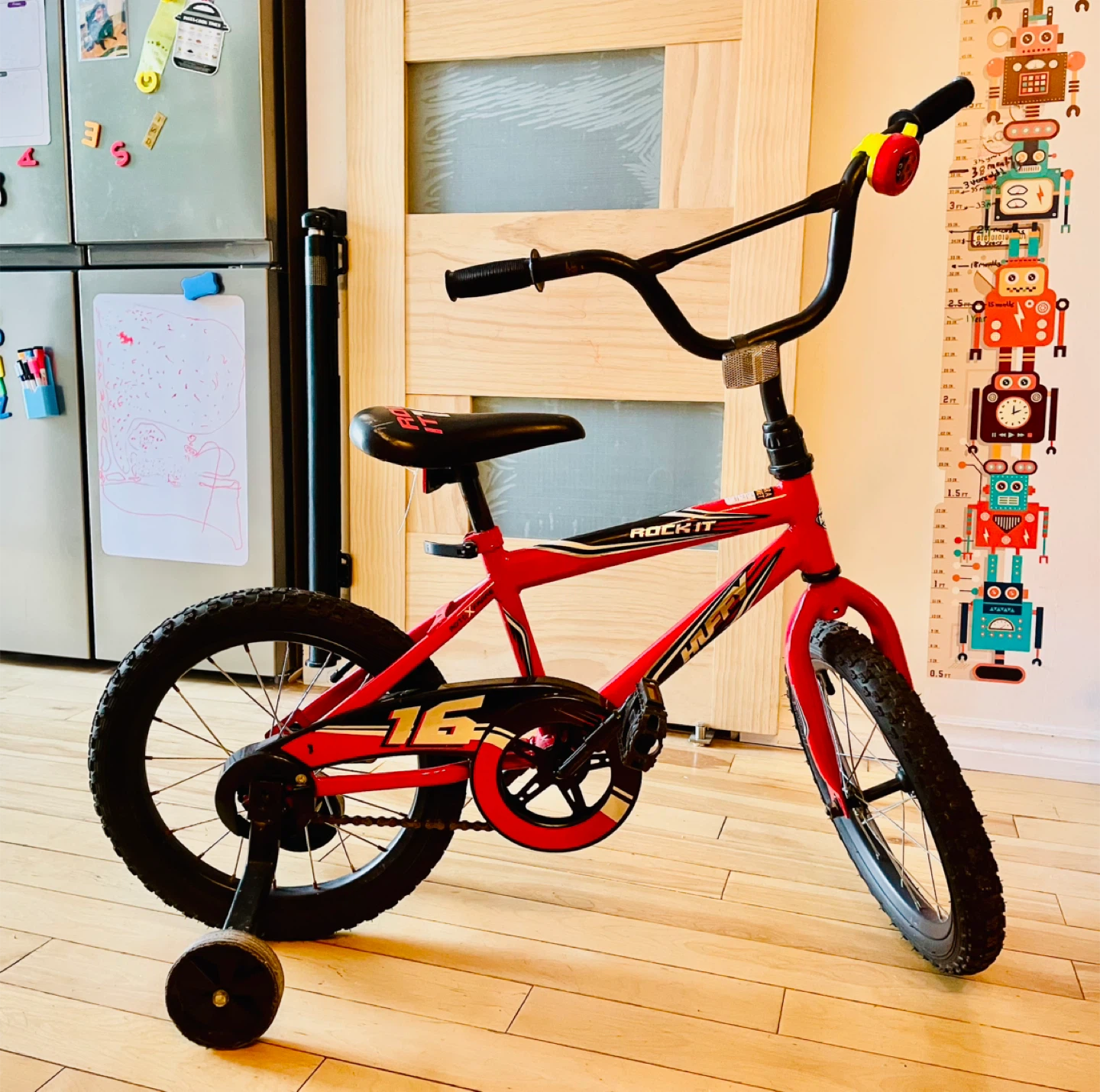 Huffy Red Rock It 16 Inch Kids Bike