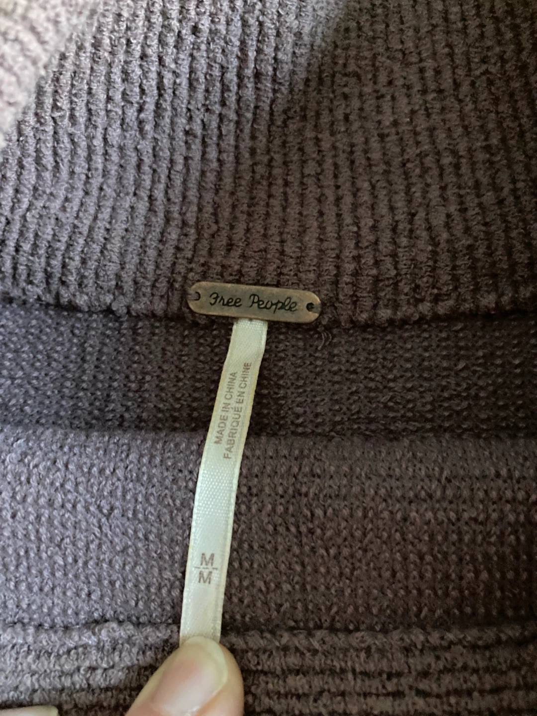 Free People Mock Turtleneck Sweater L or XL - photo 2