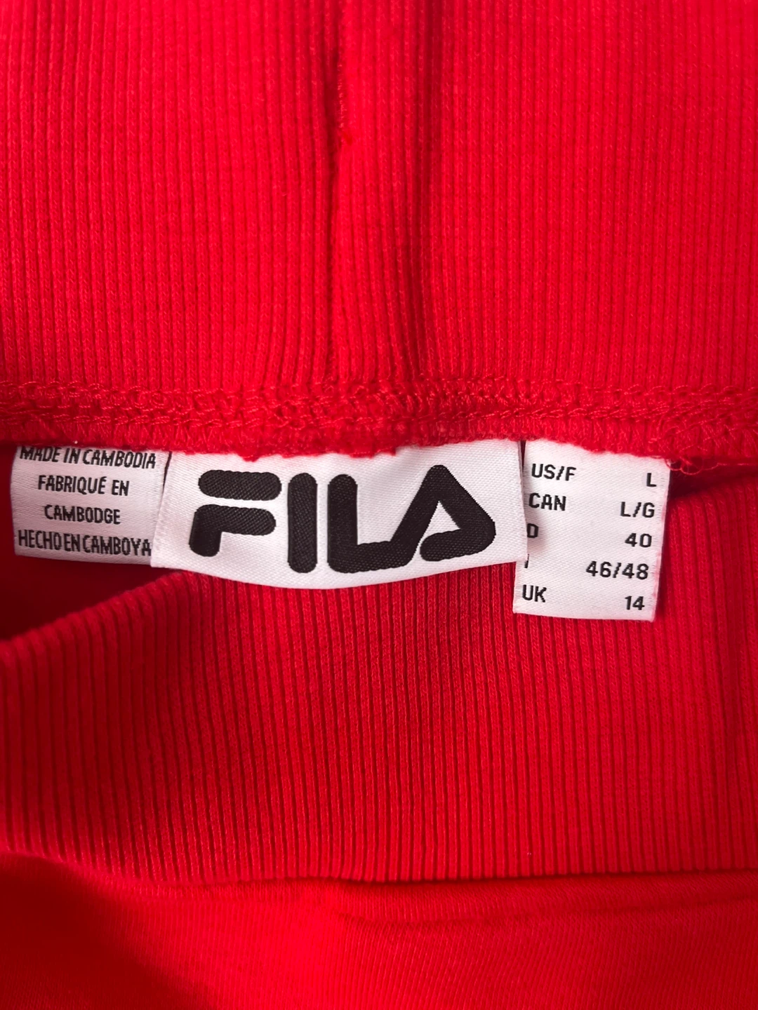 Fila Red Tracksuit Set - Size L - photo 3