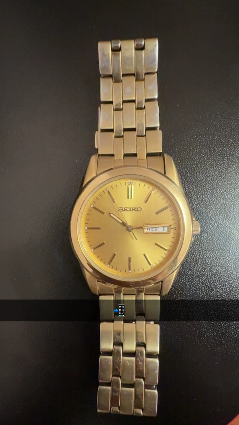 Seiko Men's Gold Tone Watch