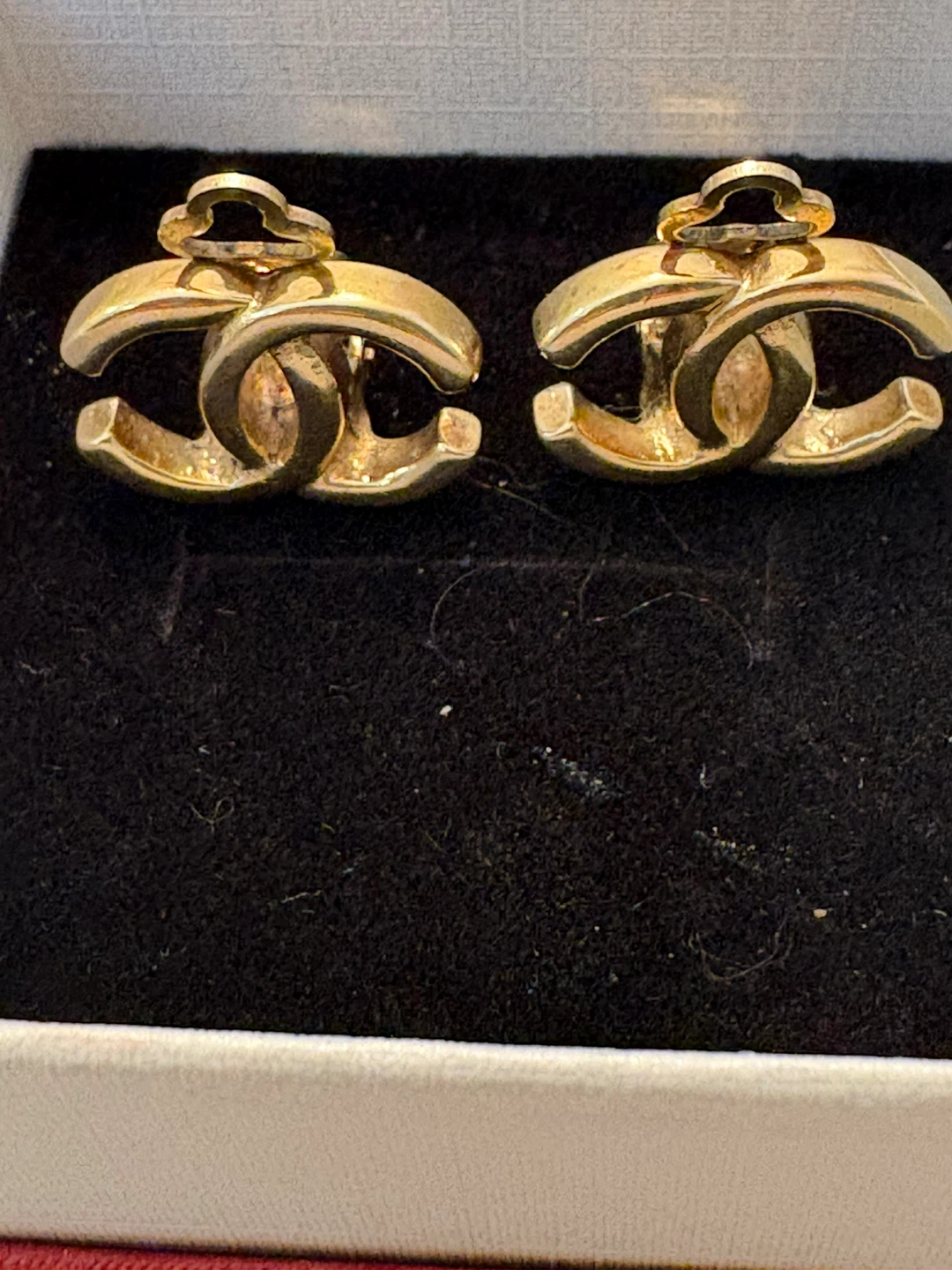 Chanel CC Clip-On Earrings Gold Tone - photo 3