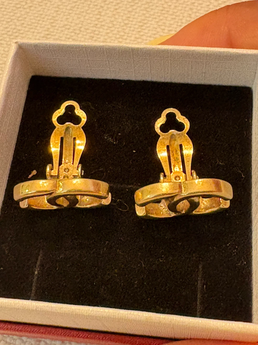 Chanel CC Clip-On Earrings Gold Tone - photo 5