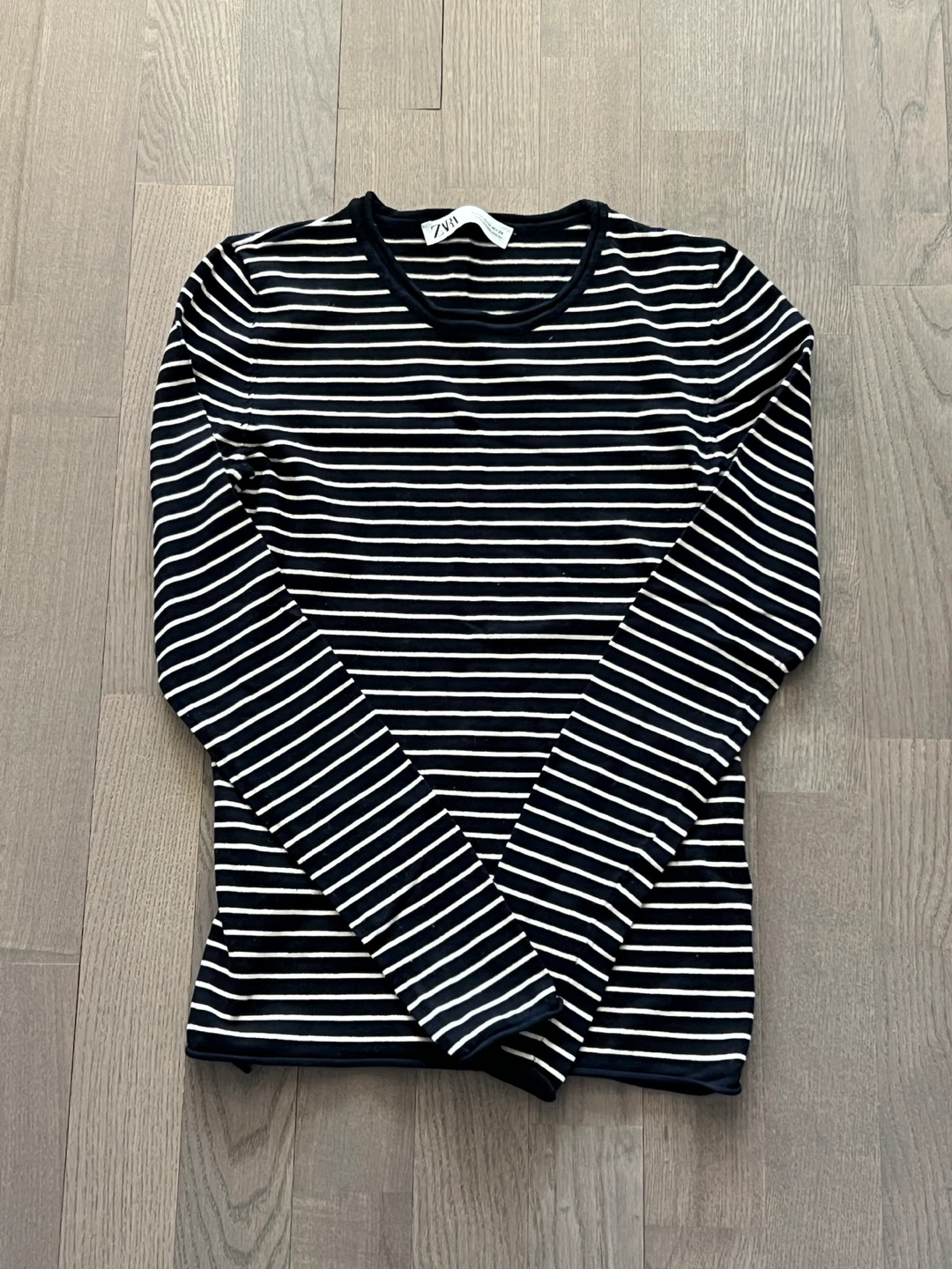 🧡Zara Striped Long Sleeve Top - Size M