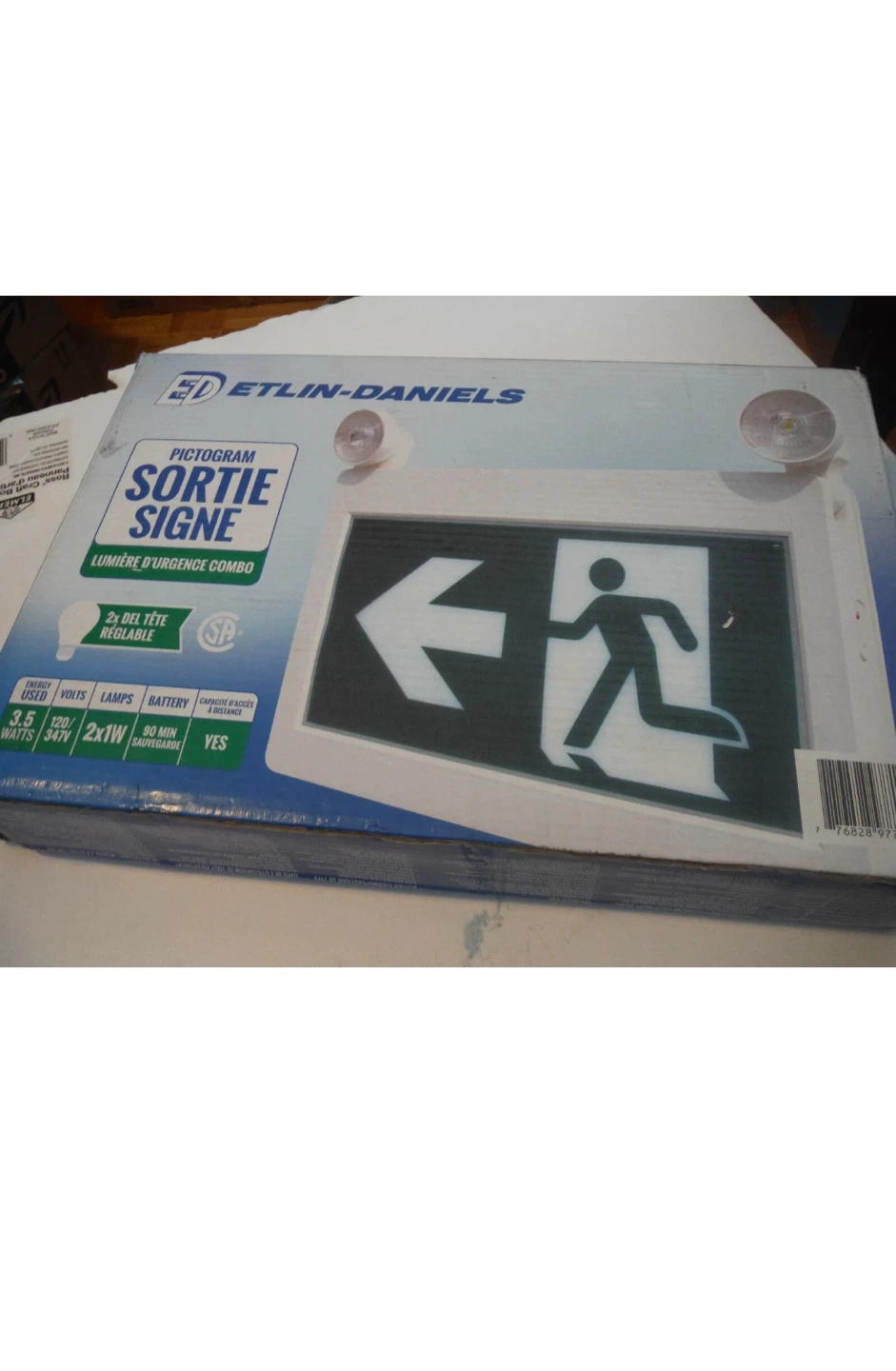 ETLIN-DANIELS Pictogram Emergency Exit Sign - photo 2