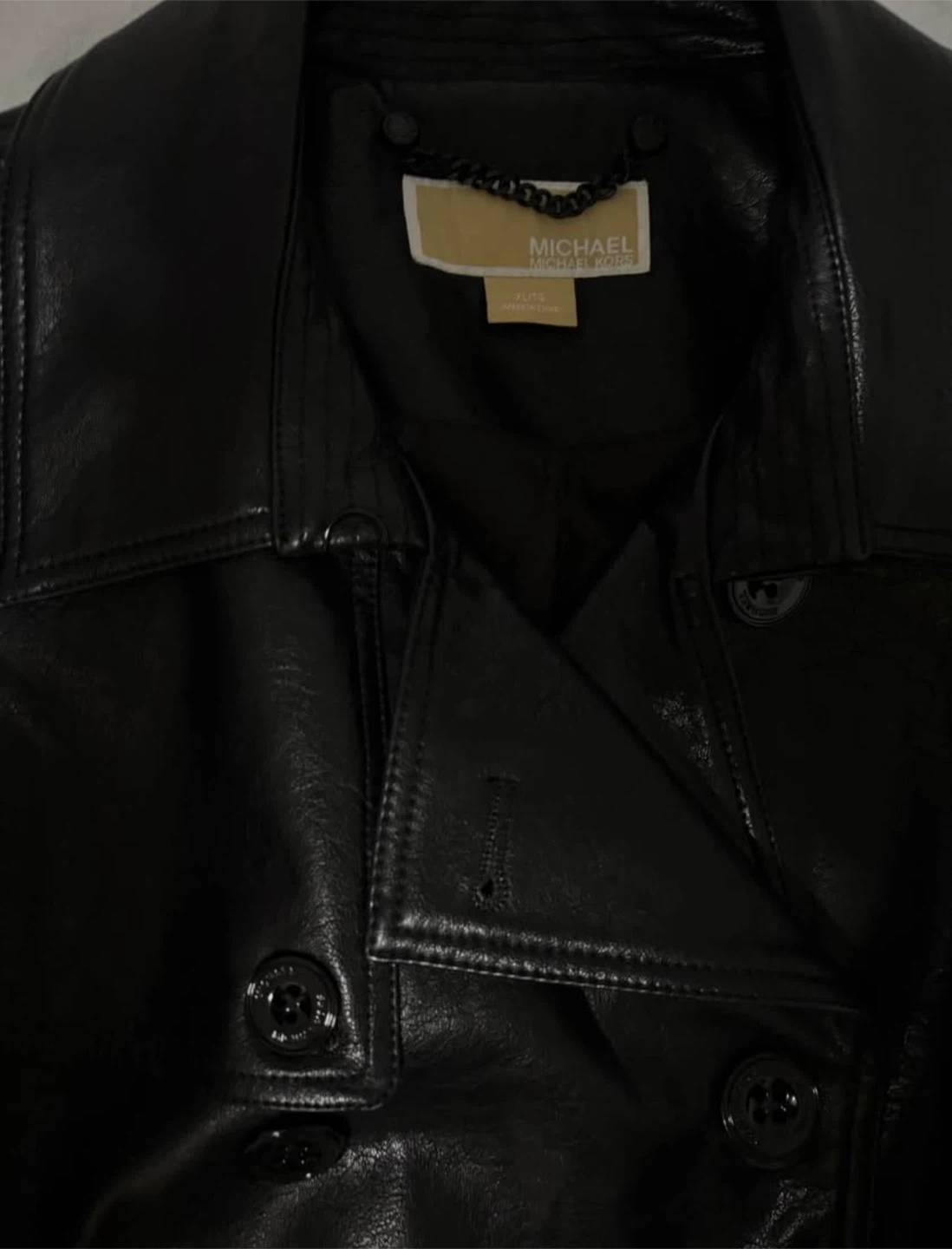 Coat leather Michael Kors XL. Brad new - photo 3