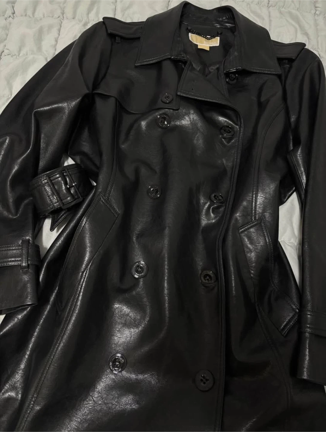 Coat leather Michael Kors XL. Brad new