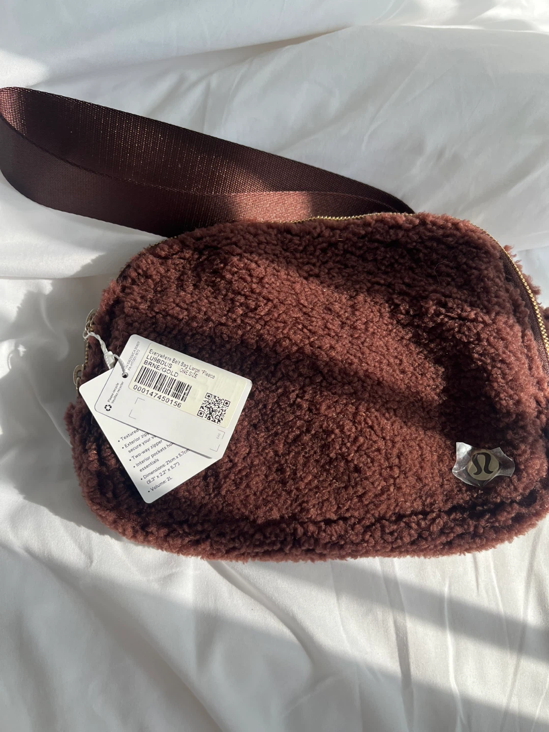 Lululemon Everywhere Belt Bag Large Fleece Molleton Brindle Gold - photo 5