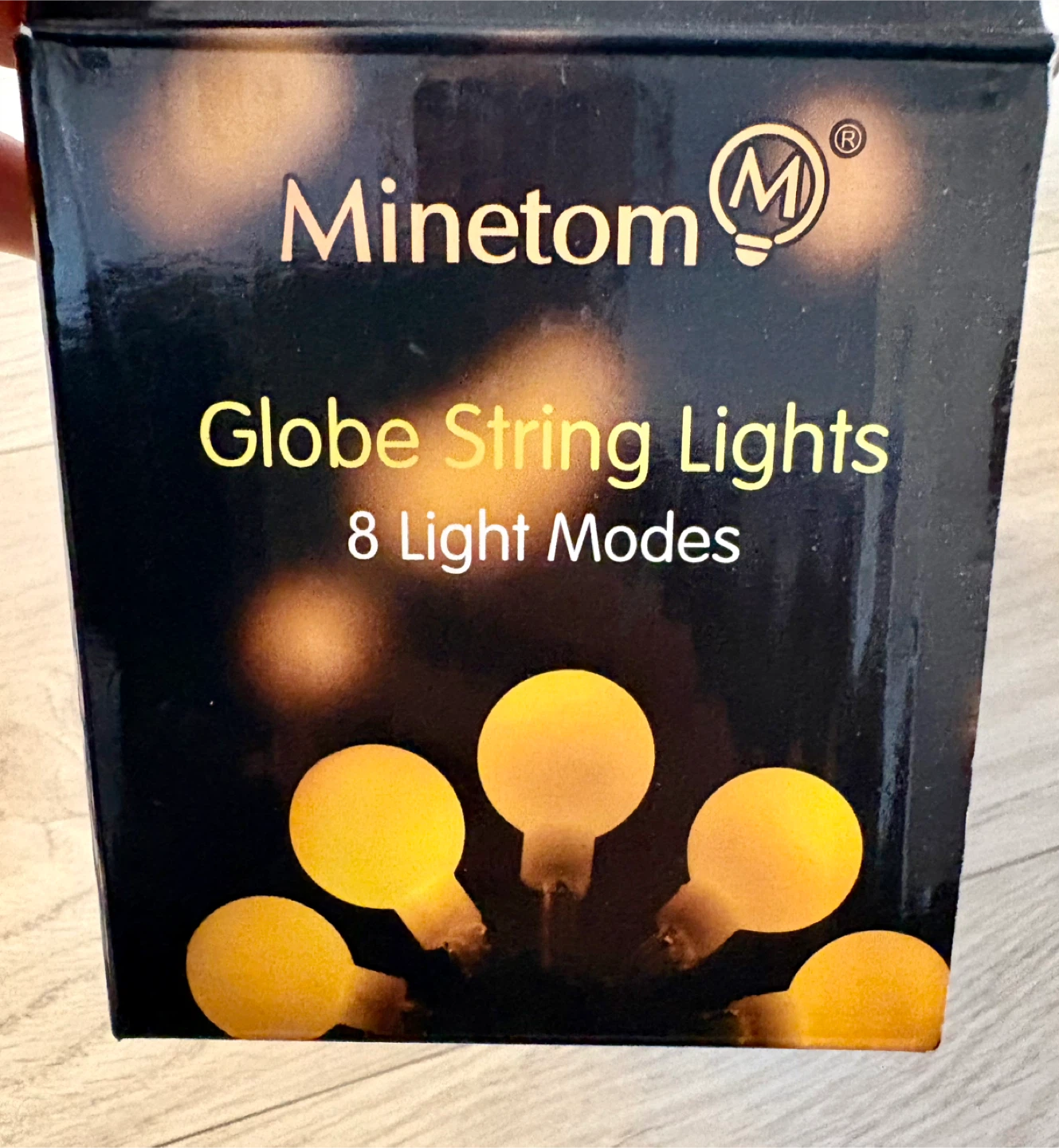 Minetom Globe String Lights - Warm White - 100 LEDs