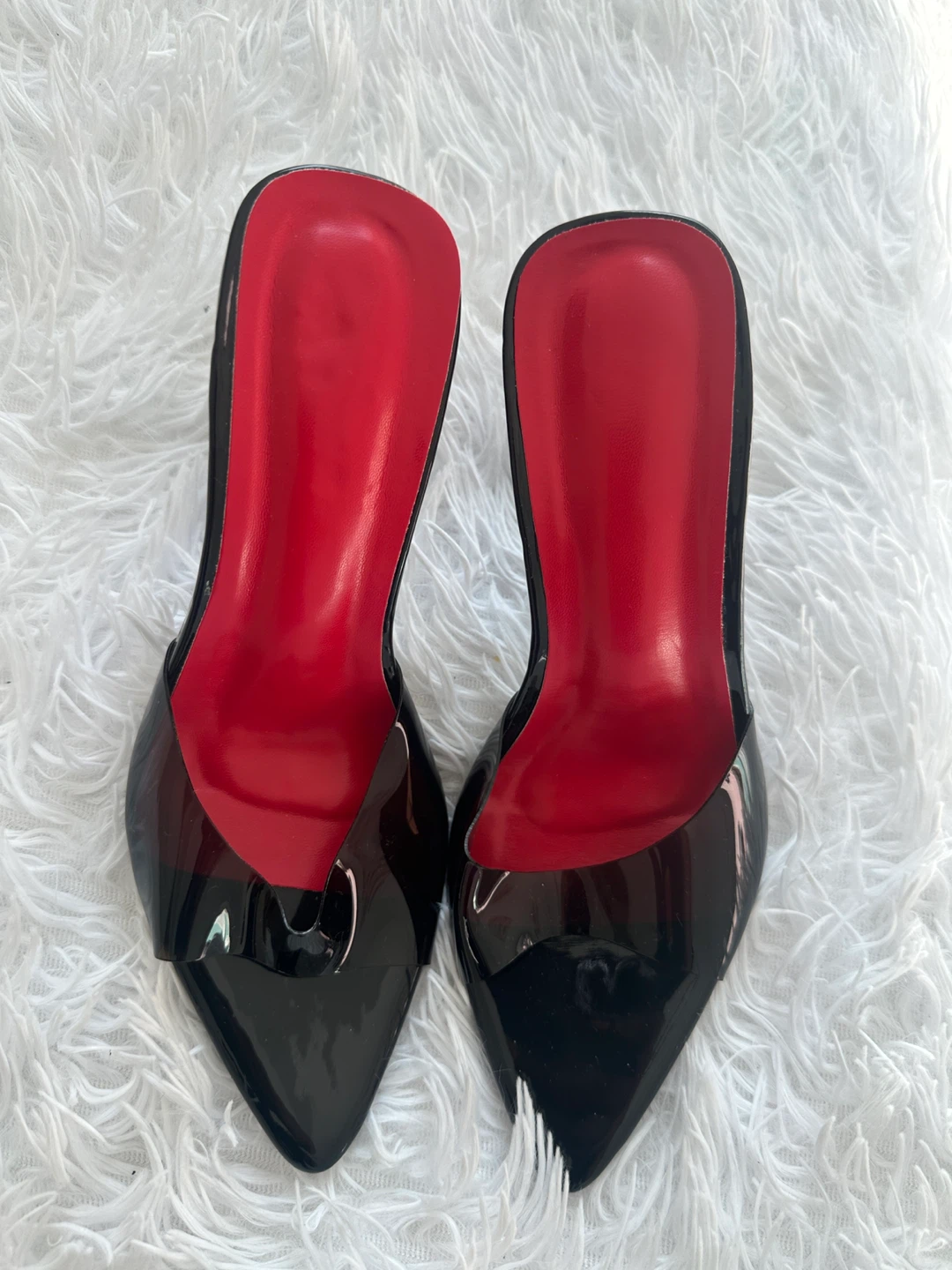 Black Patent heels with Red Sole - photo 3