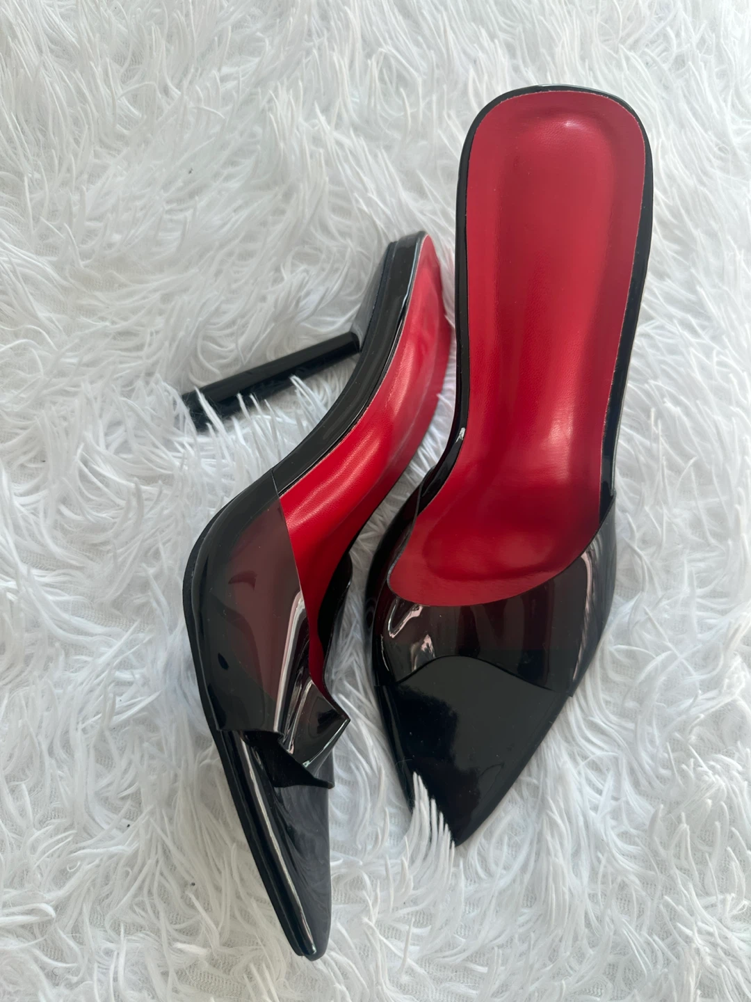 Black Patent heels with Red Sole - photo 4