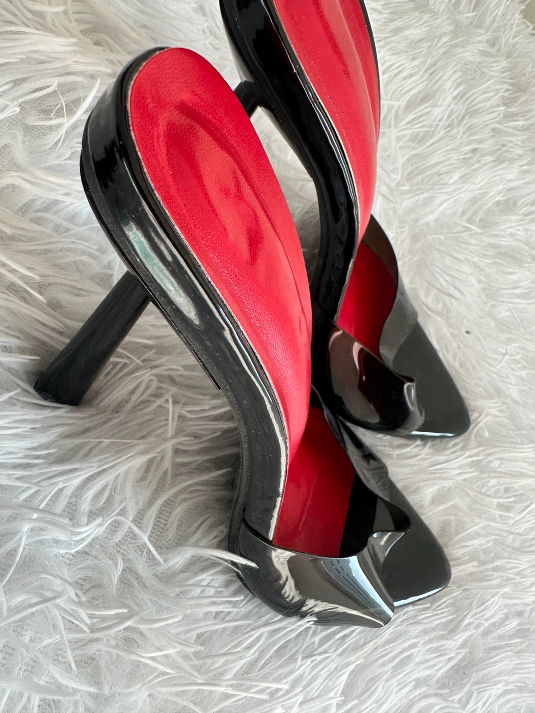 Black Patent heels with Red Sole - photo 2