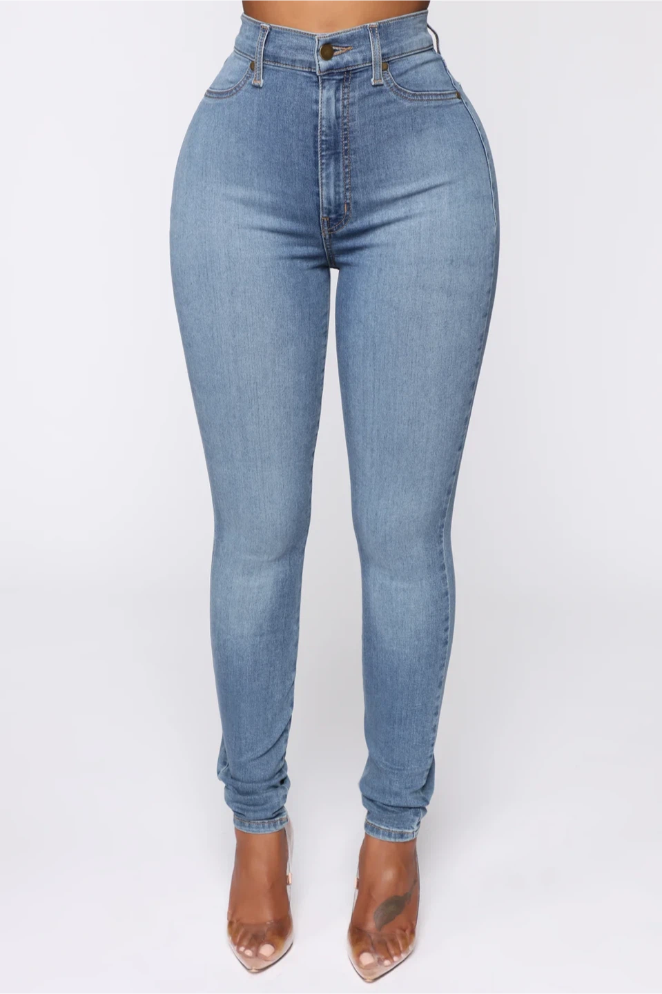 Fashion Nova: Flex Game Strong Super High Rise Skinny Jeans - photo 3