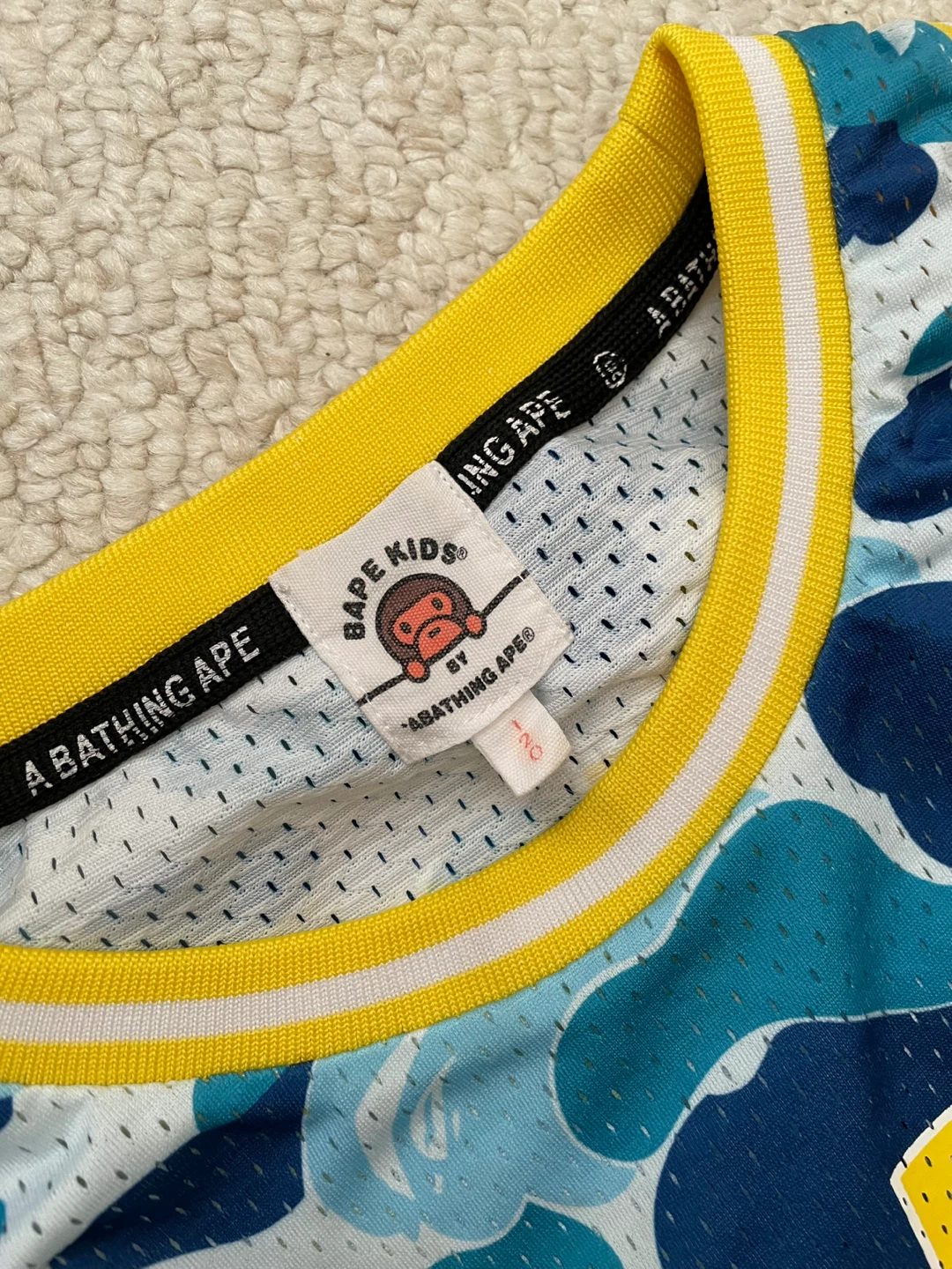 (4/5T) BAPE basketball jersey & shorts set - photo 3