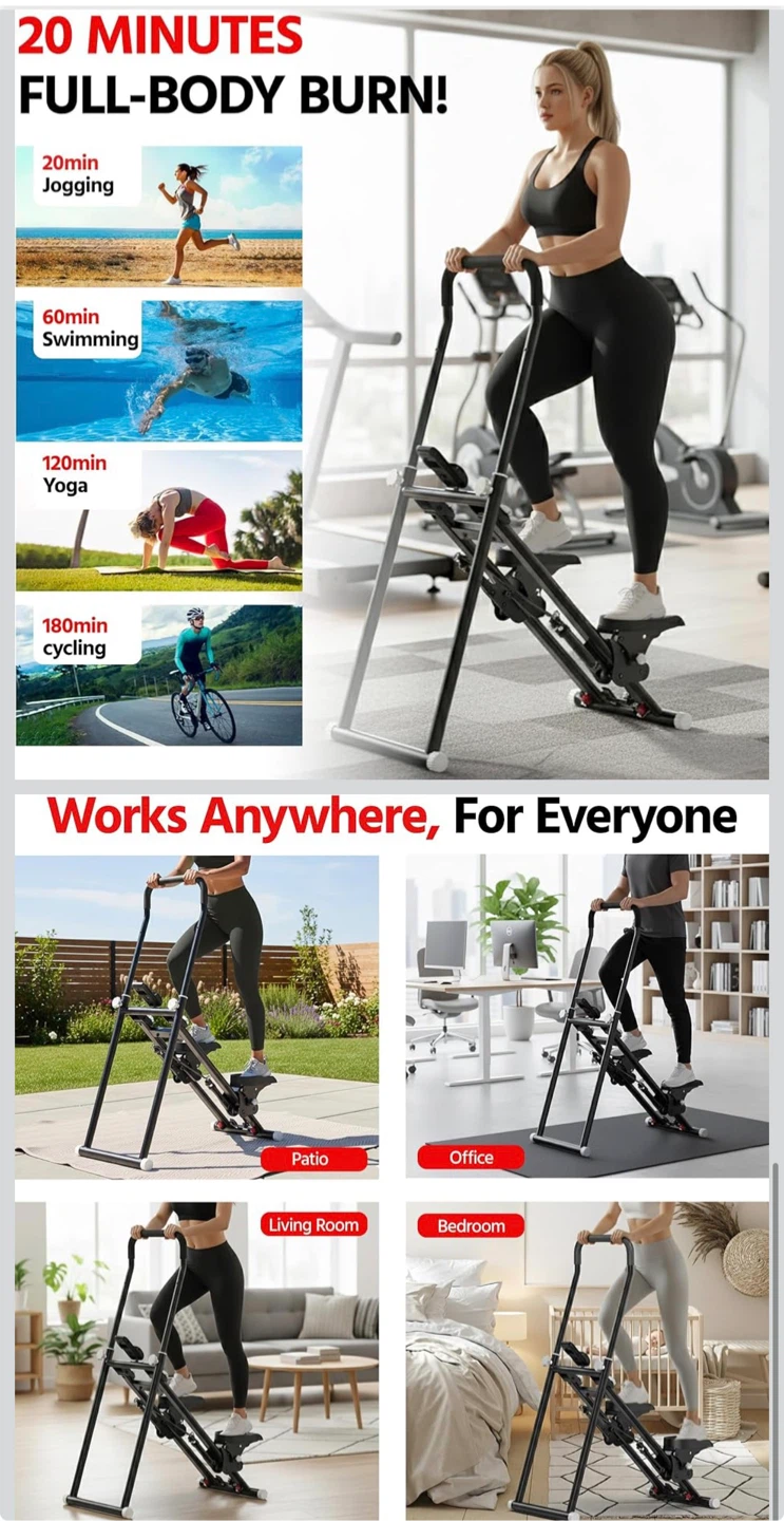 Vertical Climber Exercise Machine with Smart Display - photo 5