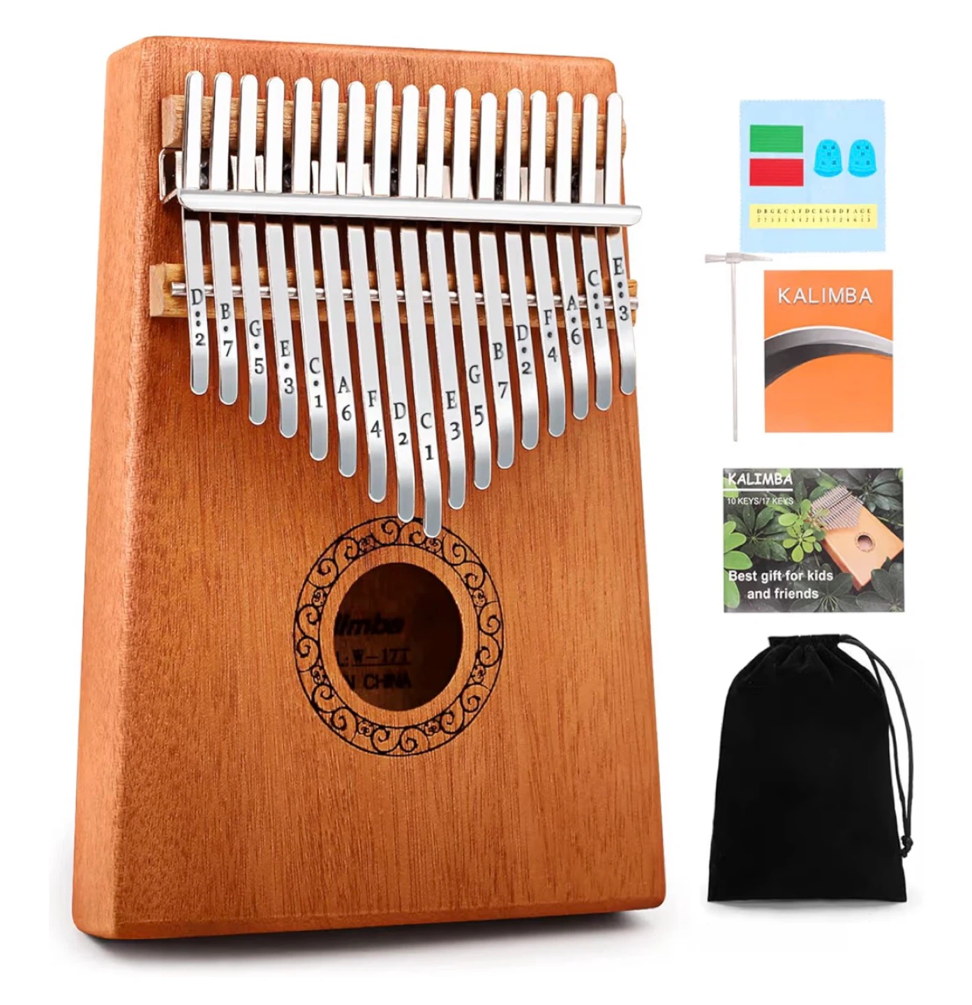17-Key Kalimba Thumb Piano with Accessories 🧡 - photo 3