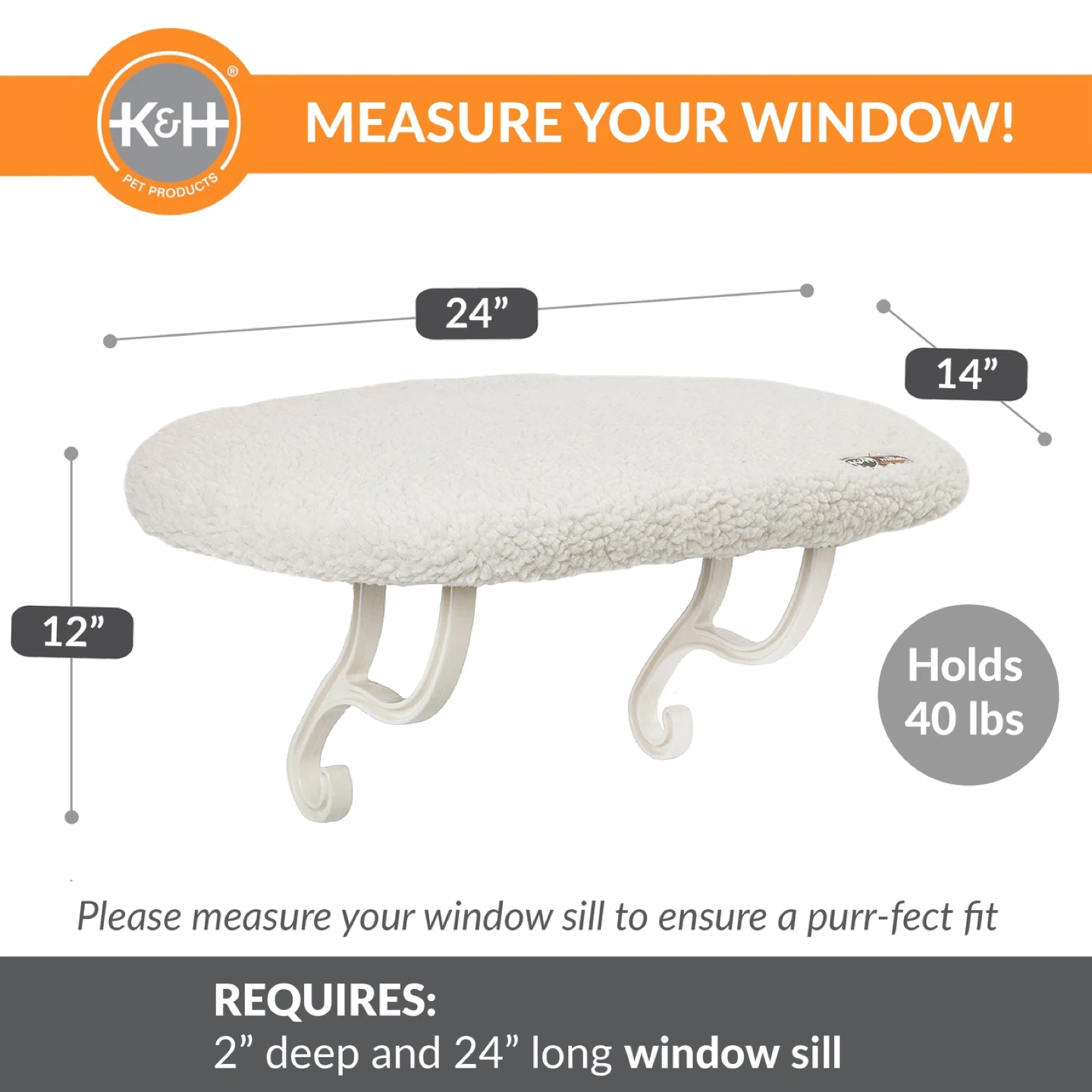 K&H Cat Window Sill Bed - photo 3
