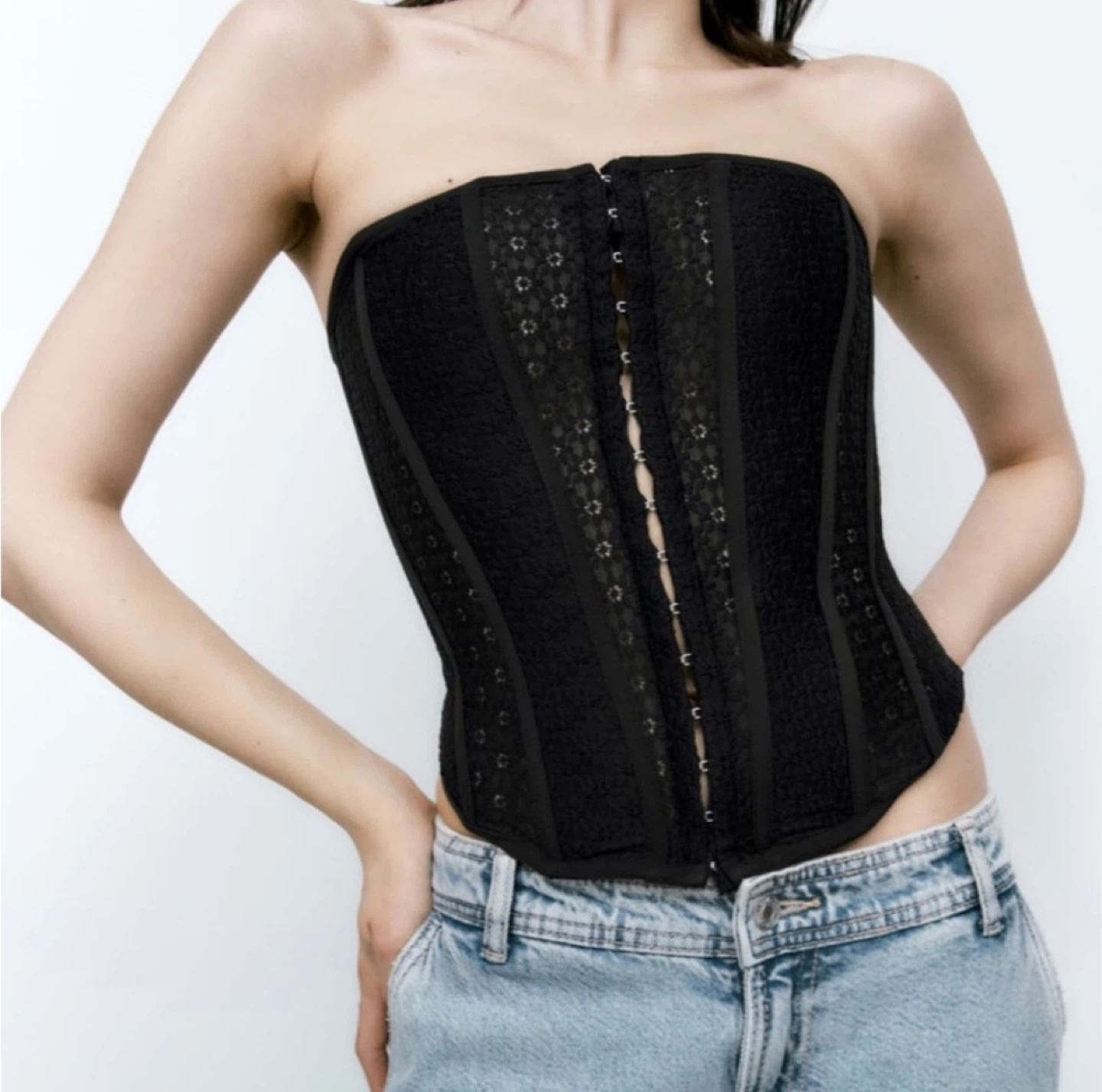 Zara lace corset top - photo 3