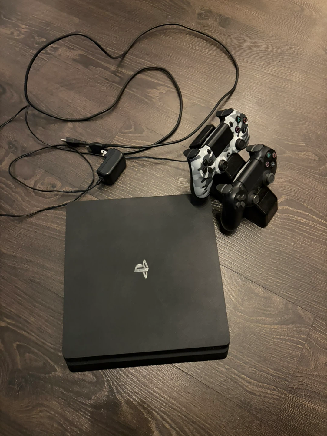PlayStation 4 Slim Console with 2 Controllers - photo 2