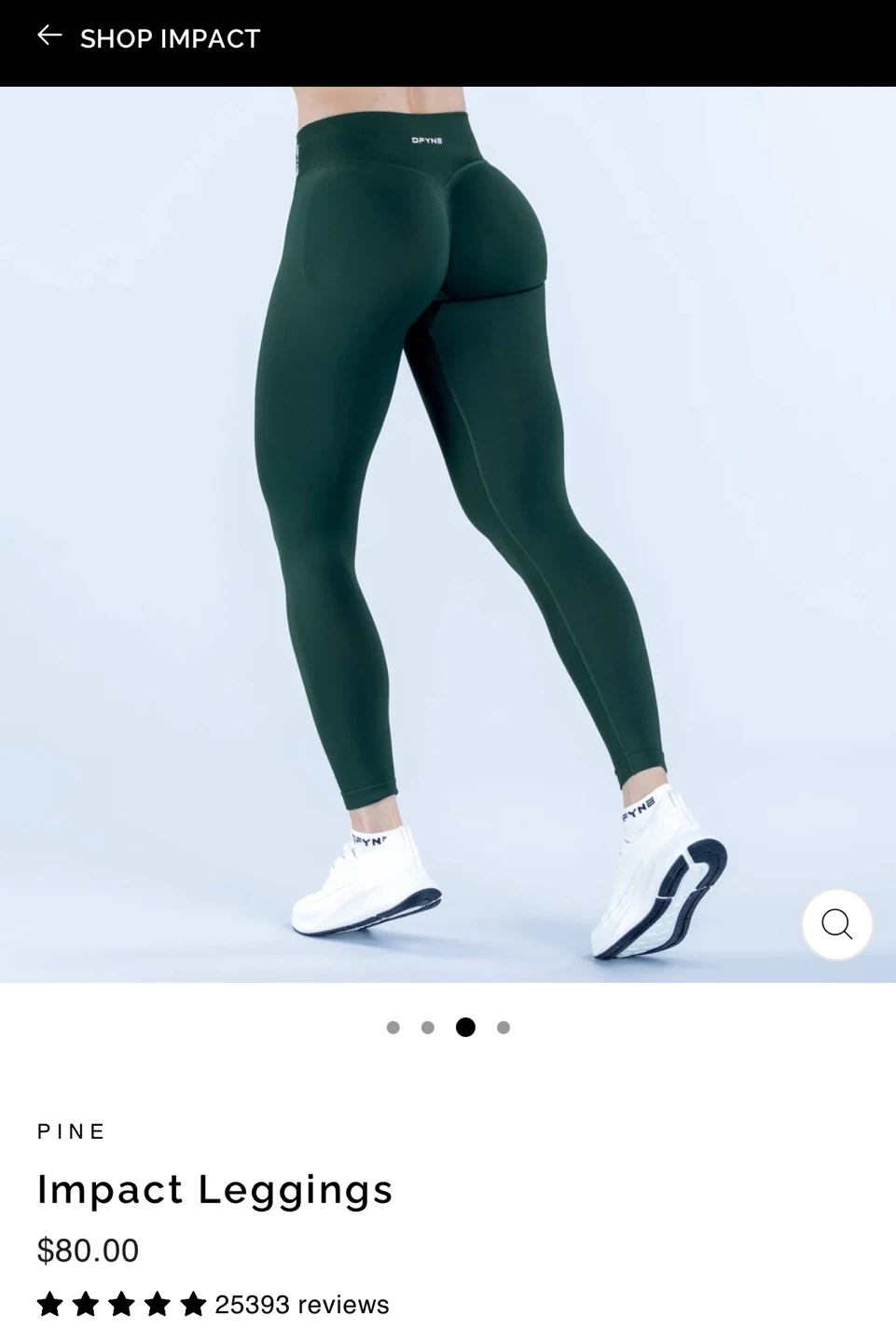 DFYNE Impact Leggings - Pine Green L - photo 3