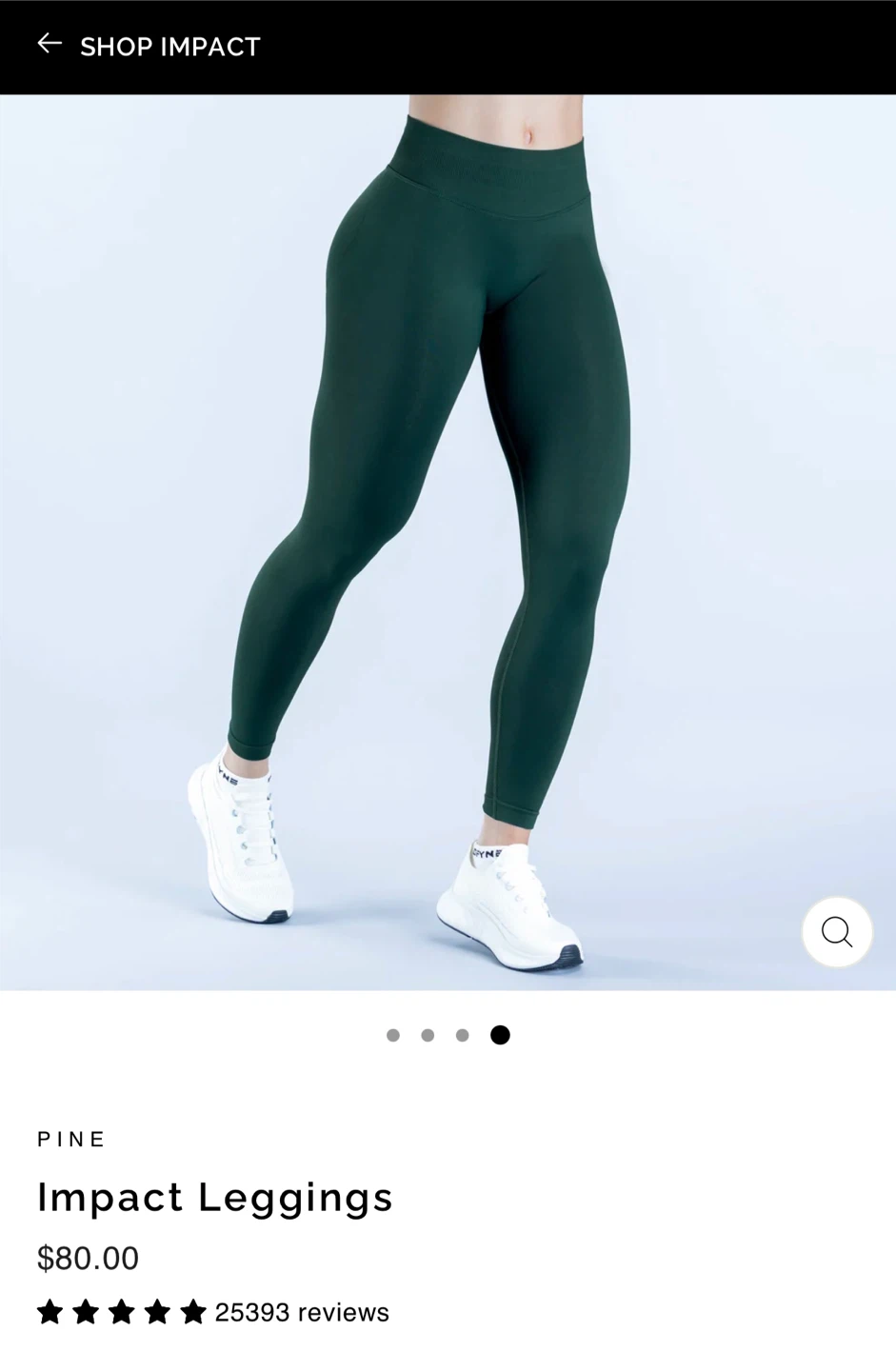 DFYNE Impact Leggings - Pine Green L - photo 4