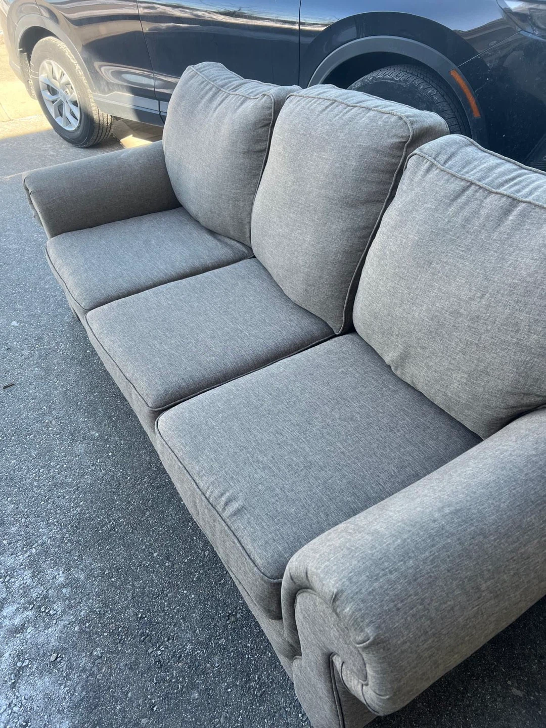 Grey Fabric Sofa