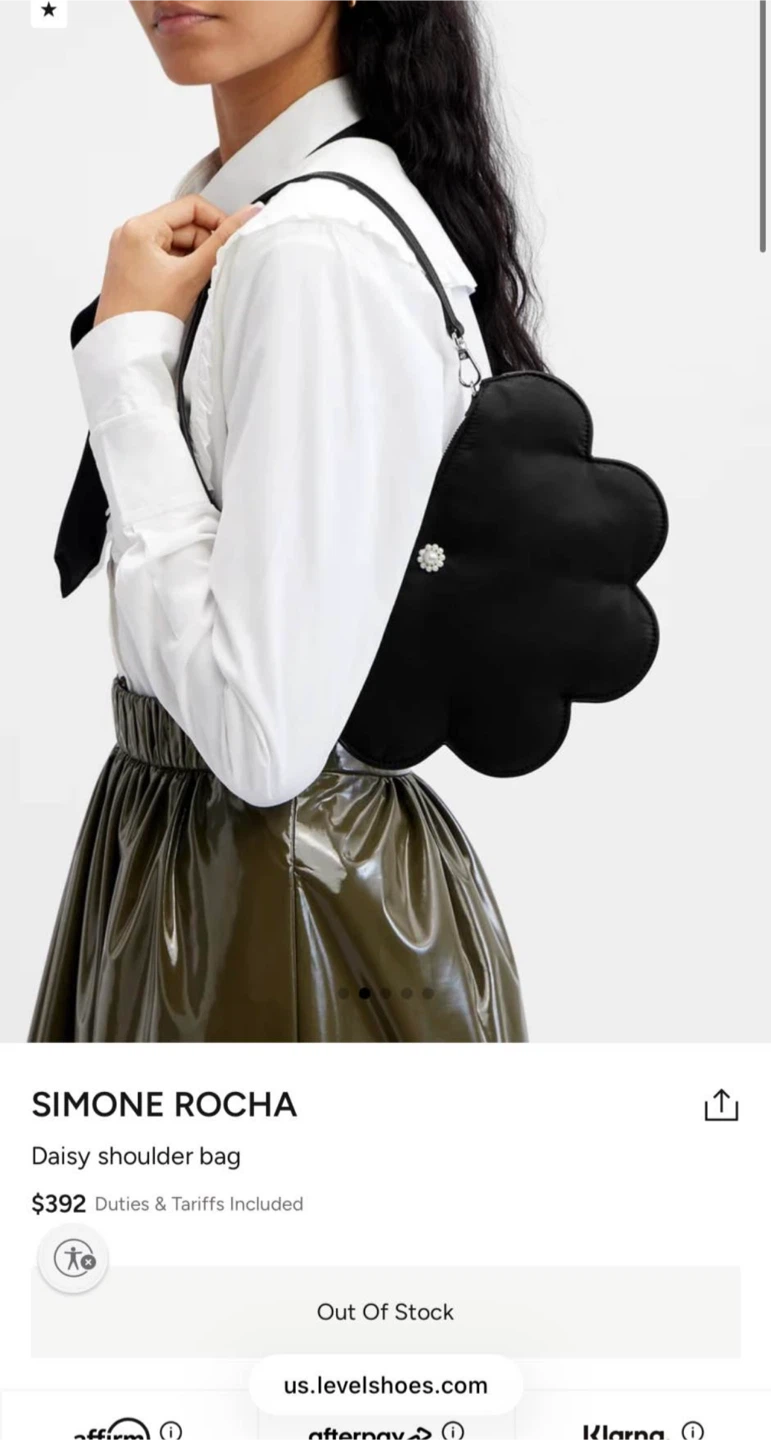 NWOT Simone Rocha Daisy Bag - photo 3