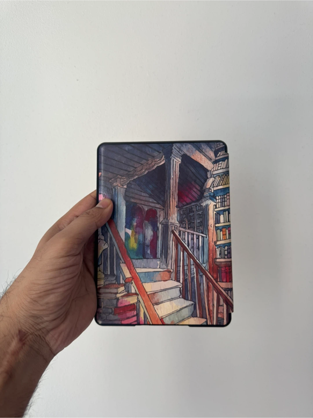 Amazon Kindle Paperwhite 8 GB with library-themed case - photo 3